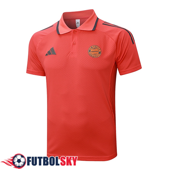 Camiseta Polo Bayern Munich Naranja/Gris 2025/2026