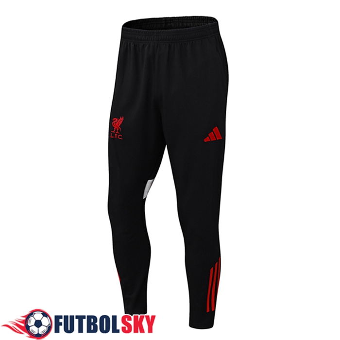 Pantalon Entrenamiento FC Liverpool Negro/Rojo/Blanco 2025/2026 -02