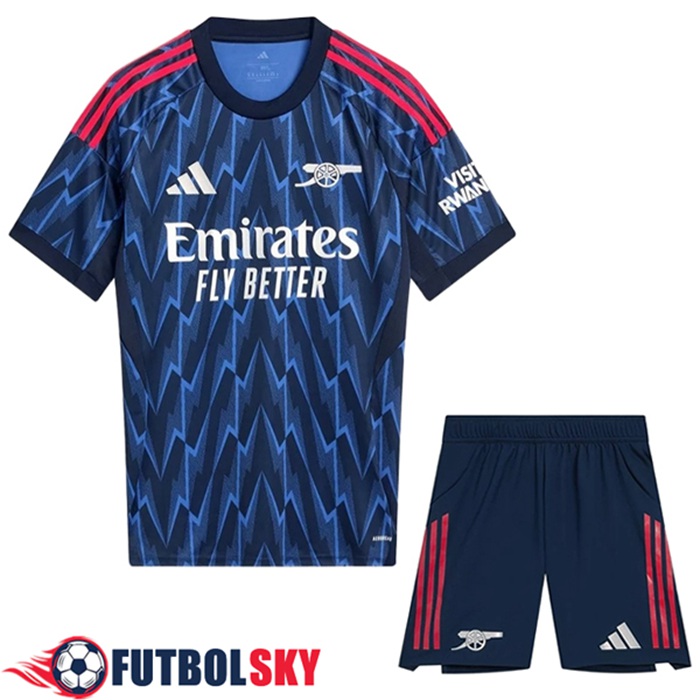 Nueva Camiseta Arsenal Ninos Segunda 2025/2026