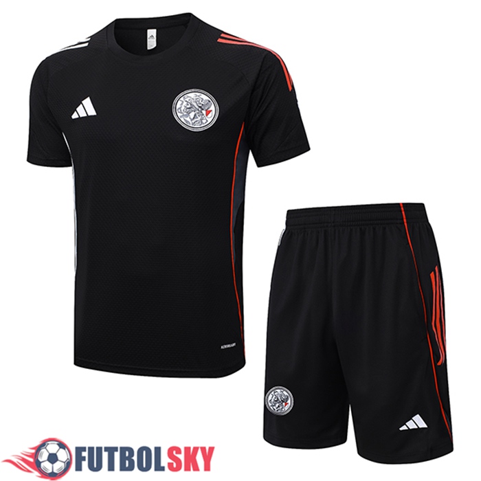 Camiseta Entrenamiento Ajax Negro/Blanco/Rojo 2025/2026