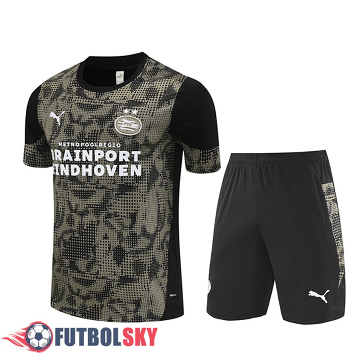 Camiseta Entrenamiento PSV Eindhoven Marrón/Negro 2025/2026