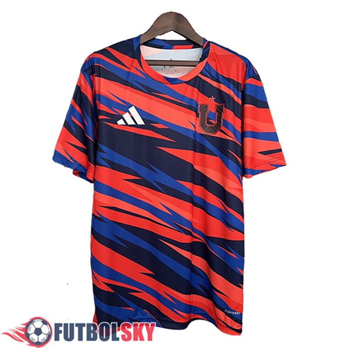 Camiseta Entrenamiento Universidad De Chile Rojo/Azul 2025/2026