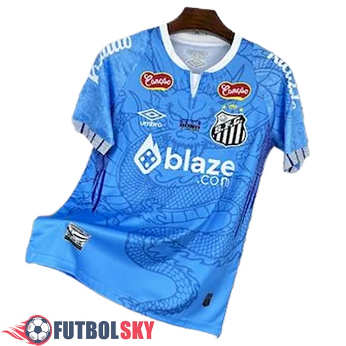 Camiseta Entrenamiento Santos Azul 2025/2026
