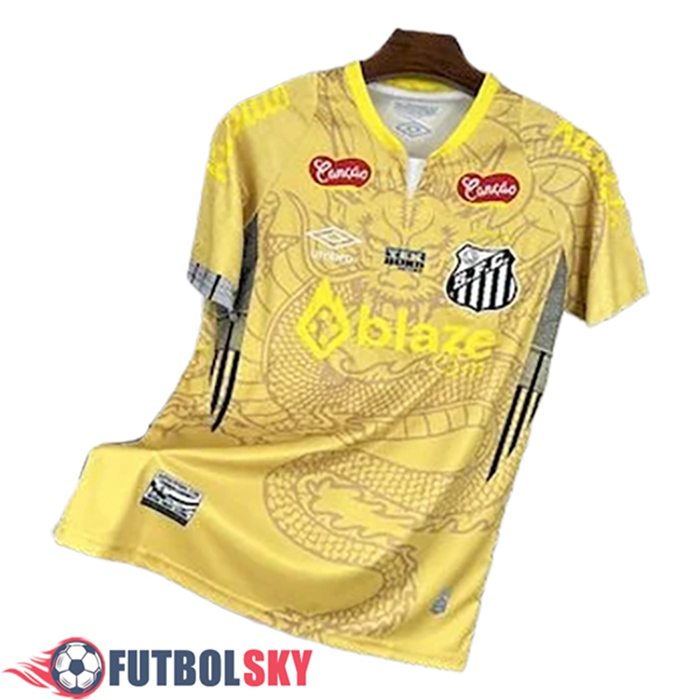 Camiseta Entrenamiento Santos Amarillo 2025/2026