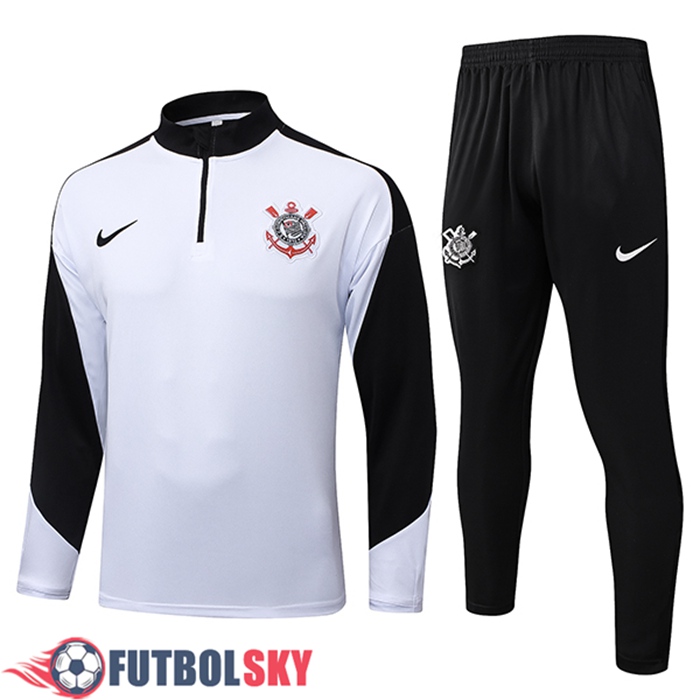Chandal Equipos De Futbol Corinthians Blanco/Negro 2025/2026 -02