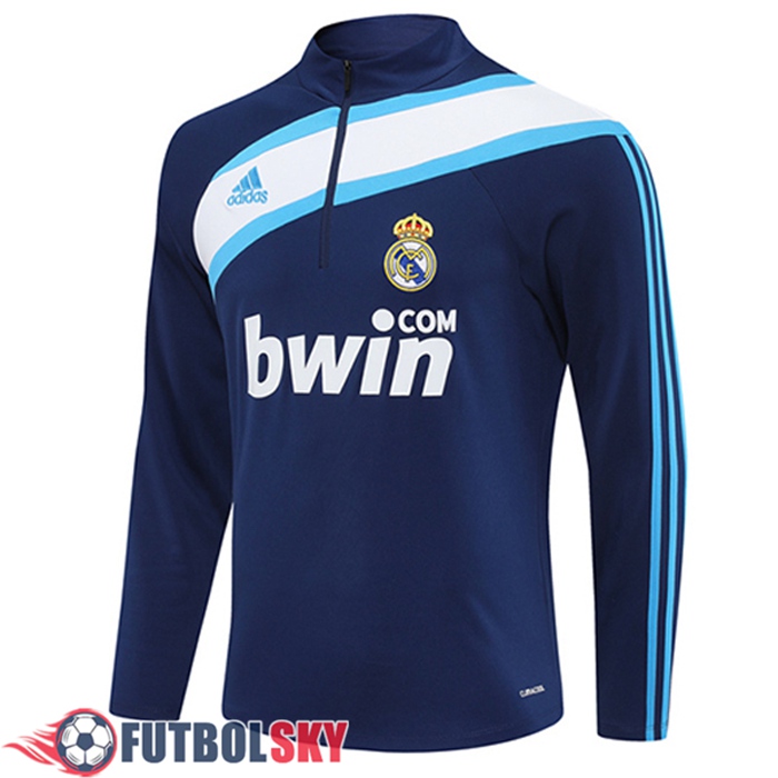 Sudadera De Entrenamiento Real Madrid Azul/Blanco 2025/2026