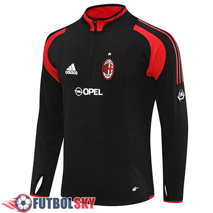 Sudadera De Entrenamiento AC Milan Negro/Rojo 2025/2026