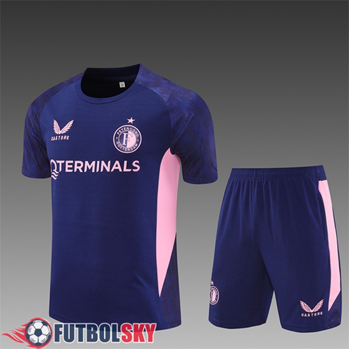 Camiseta Entrenamiento Feyenoord Ninos Violeta/Rosa 2025/2026