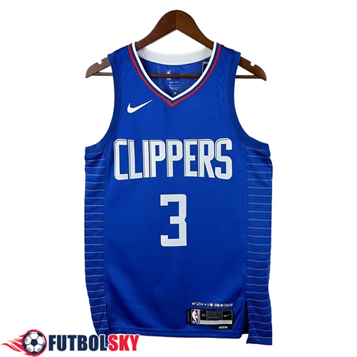 Camisetas De Futbol Los Angeles Clippers (PAUL #3) 2025/26 Azul