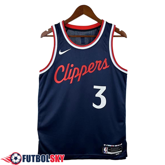Camisetas De Futbol Los Angeles Clippers (PAUL #3) 2025/26 Azul marino