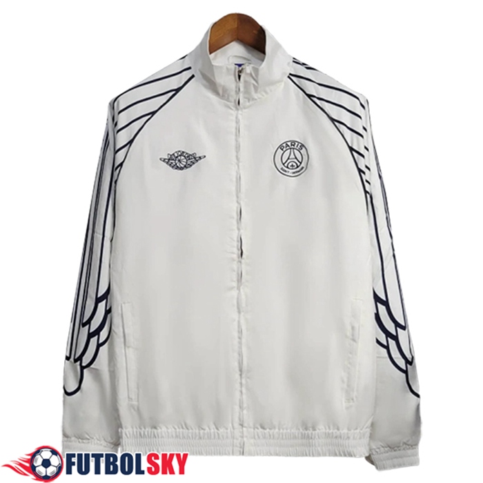 Rompevientos PSG Blanco/Negro 2025/2026