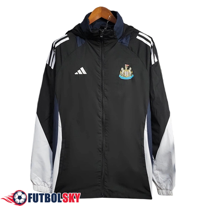 Rompevientos Newcastle United Negro/Blanco 2025/2026
