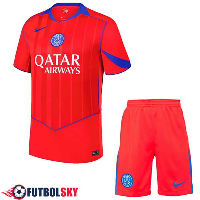 Camisetas Futbol PSG Tercera + Cortos 2025/2026