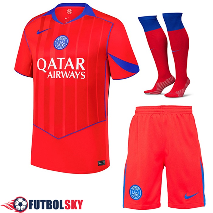 Camisetas Futbol PSG Tercera (Cortos + Calcetines) 2025/2026