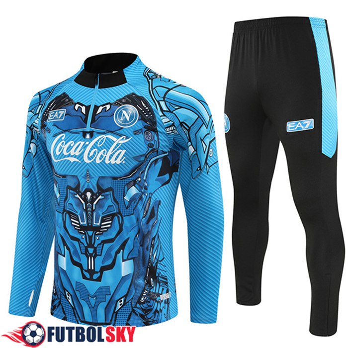 Chandal Equipos De Futbol SSC Napoli Azul/Negro 2025/2026