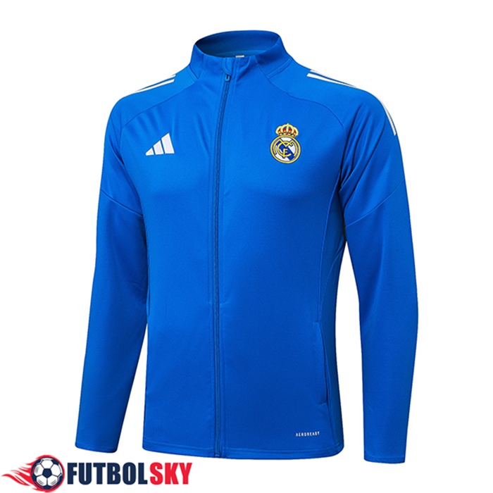 Chaquetas Futbol Real Madrid Azul 2025/2026