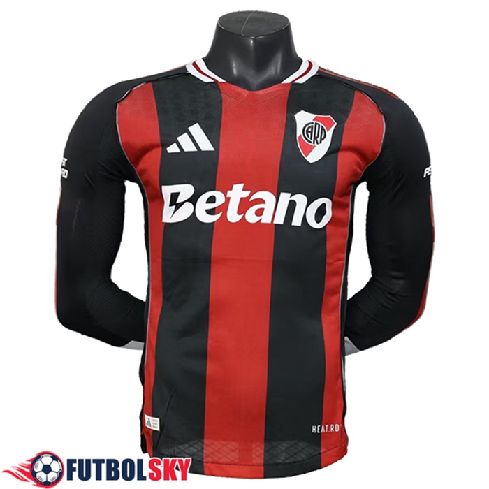 Camisetas De Futbol River Plate Segunda Manga Largas 2025/2026