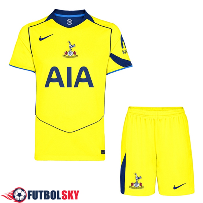 Nueva Camisetas De Futbol Tottenham Hotspurs Ninos Tercera 2025/2026