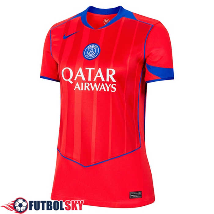 Nueva Camisetas De Futbol PSG Mujer Tercera 2025/2026
