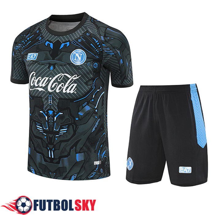 Camiseta Entrenamiento SSC Napoli Negro/Azul 2025/2026