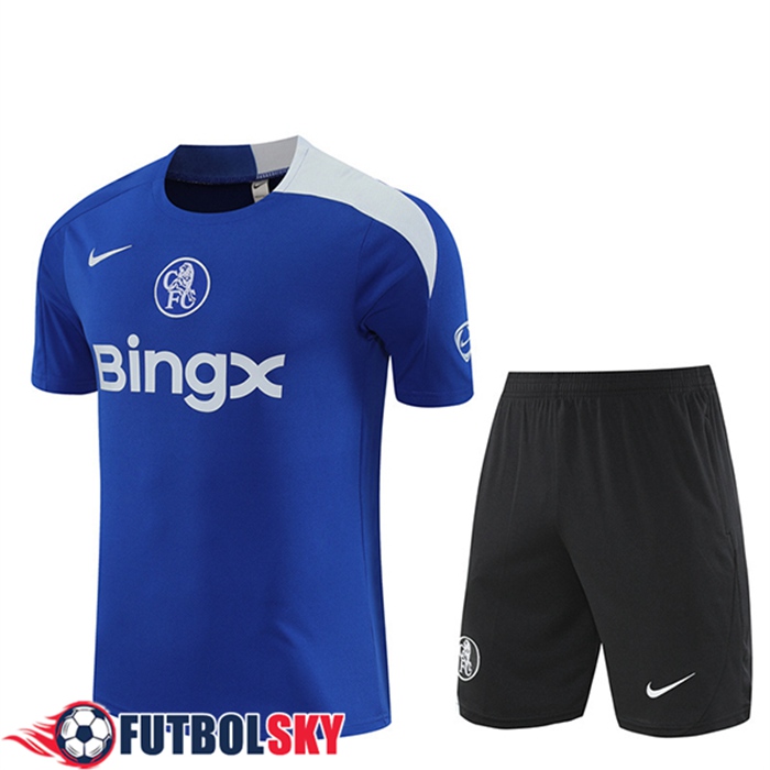 Camiseta Entrenamiento FC Chelsea Azul/Blanco 2025/2026