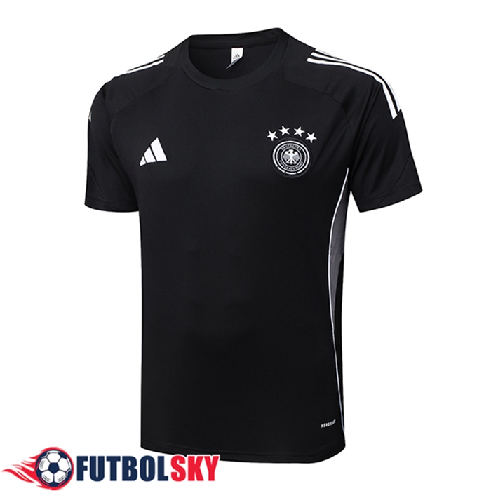 Camiseta Entrenamiento Alemania Negro/Gris 2025/2026