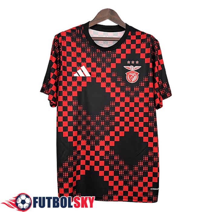 Camiseta Entrenamiento S.L.Benfica Rojo/Negro 2025/2026 -02