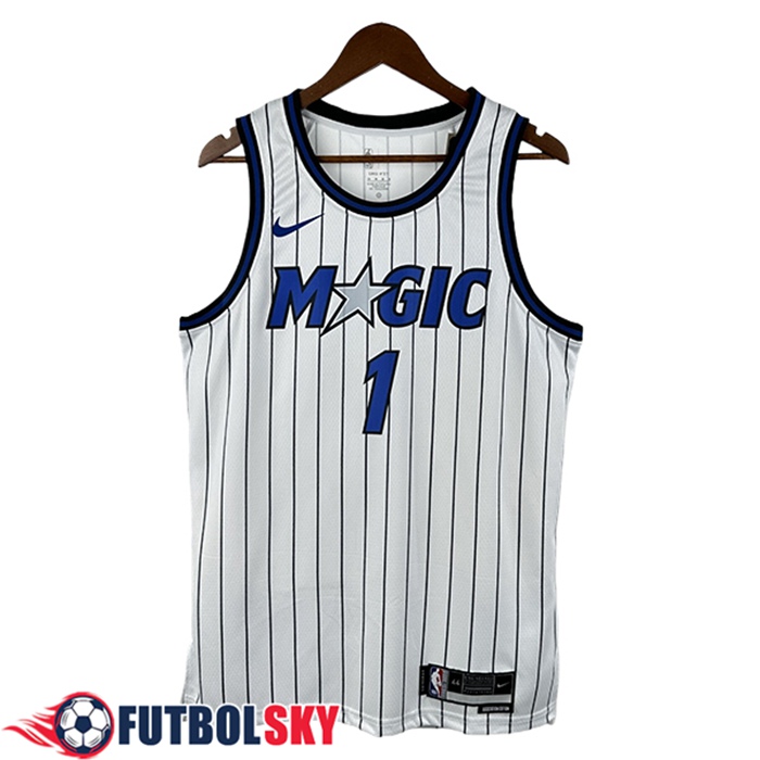 Camisetas NBA Orlando Magic (HARDAWAY #1) 2025/26 Blanco/Azul/Negro