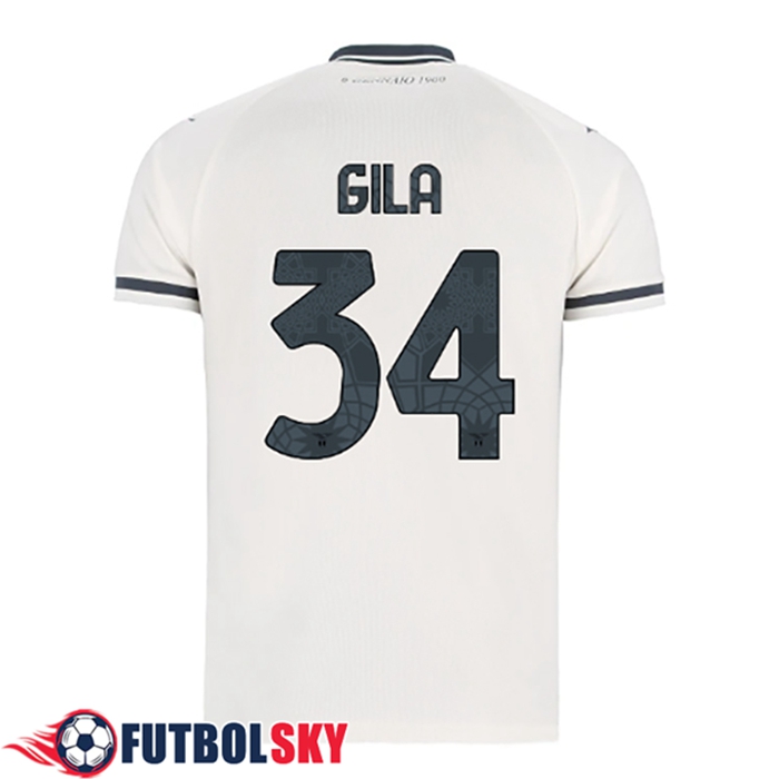 Camisetas De Futbol SS Lazio (GILA #34) 2025/2026 Segunda