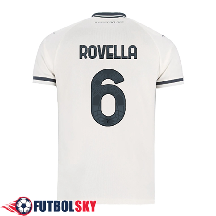 Camisetas De Futbol SS Lazio (ROVELLA #6) 2025/2026 Segunda