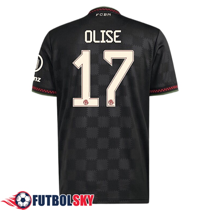 Camisetas De Futbol Bayern Munich (OLISE #17) 2025/2026 Champions League