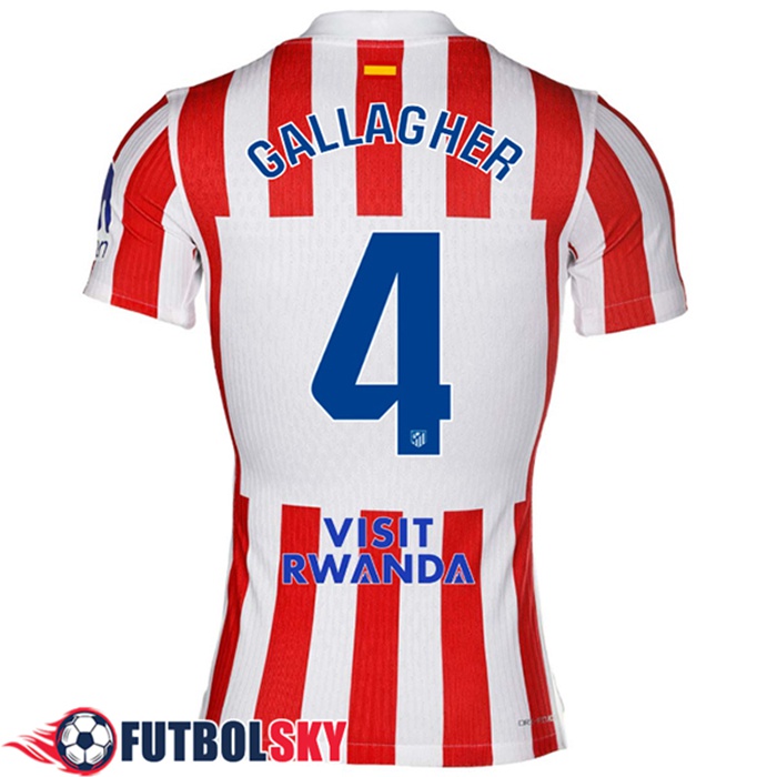 Camisetas De Futbol Atletico Madrid (GALLAGHER #4) 2025/2026 Primera