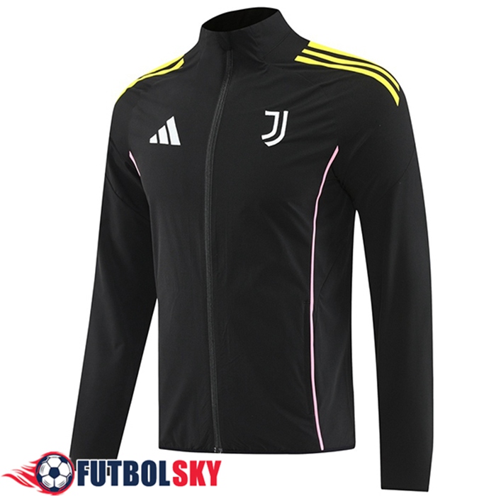 Rompevientos Juventus Negro/Amarillo 2025/2026