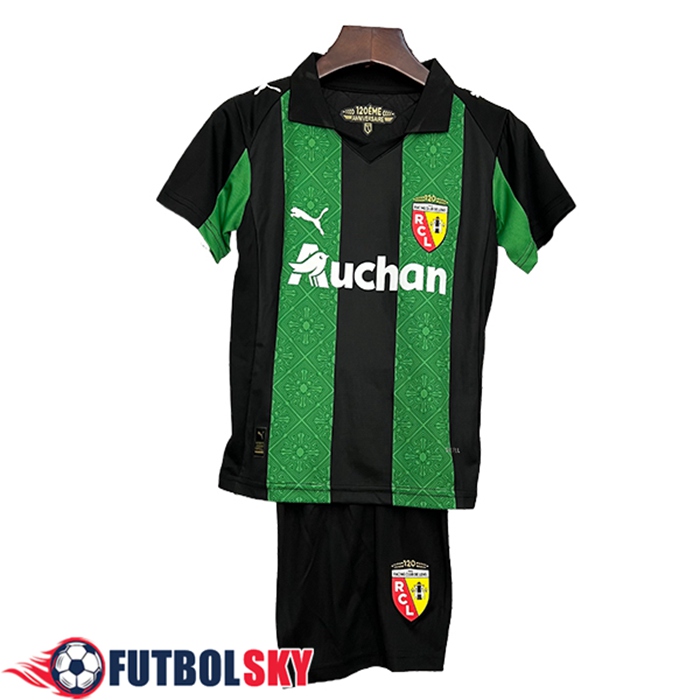 Nueva Camisetas De Futbol RC Lens Ninos Segunda 2025/2026