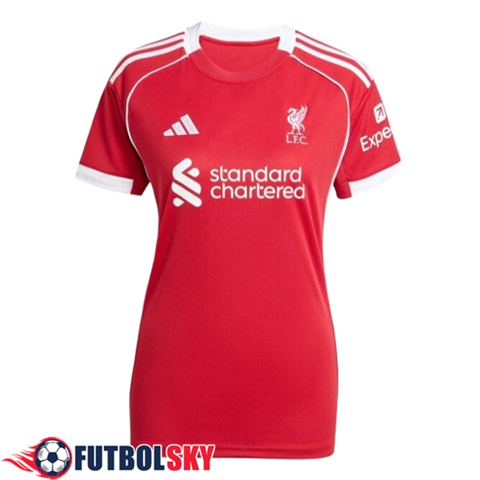 Nueva Camisetas De Futbol FC Liverpool Mujer Primera 2025/2026