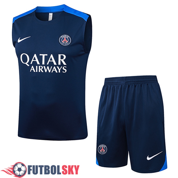Camiseta Entrenamiento sin mangas PSG azul real 2025/2026