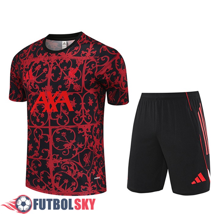 Camiseta Entrenamiento FC Liverpool Rojo/Negro 2025/2026