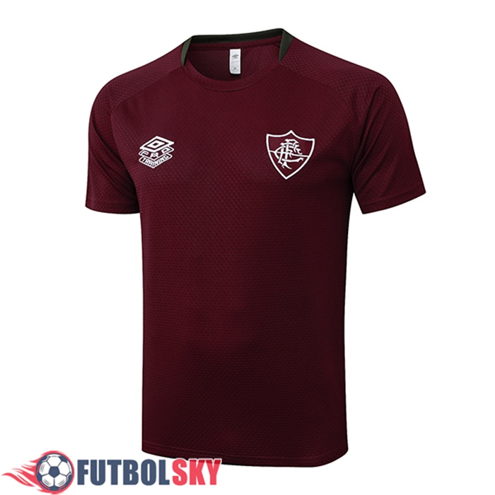 Camiseta Entrenamiento Fluminense Rojo/Marrón 2025/2026