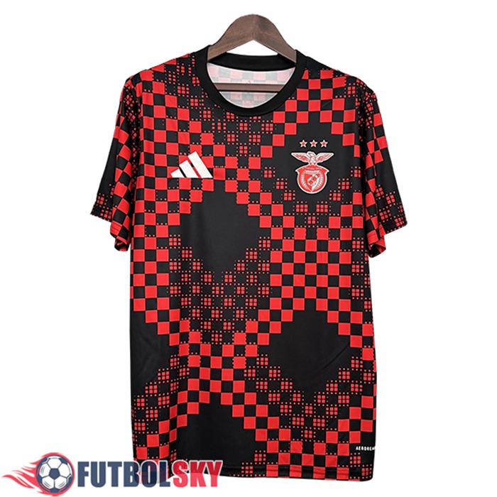 Camiseta Entrenamiento S.L.Benfica Rojo/Negro 2025/2026 -03