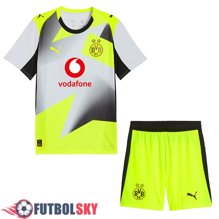 Camisetas Futbol Dortmund Segunda + Cortos 2025/2026