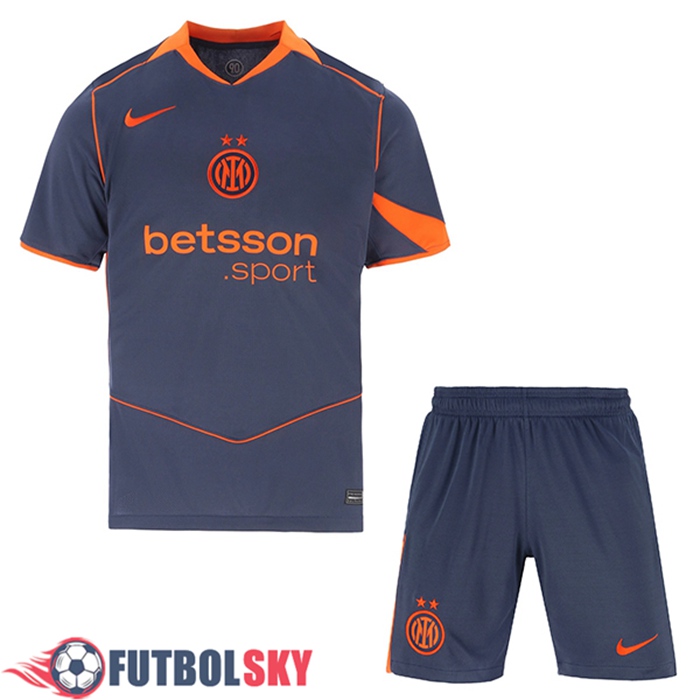 Camisetas Futbol Inter Milan Tercera + Cortos 2025/2026