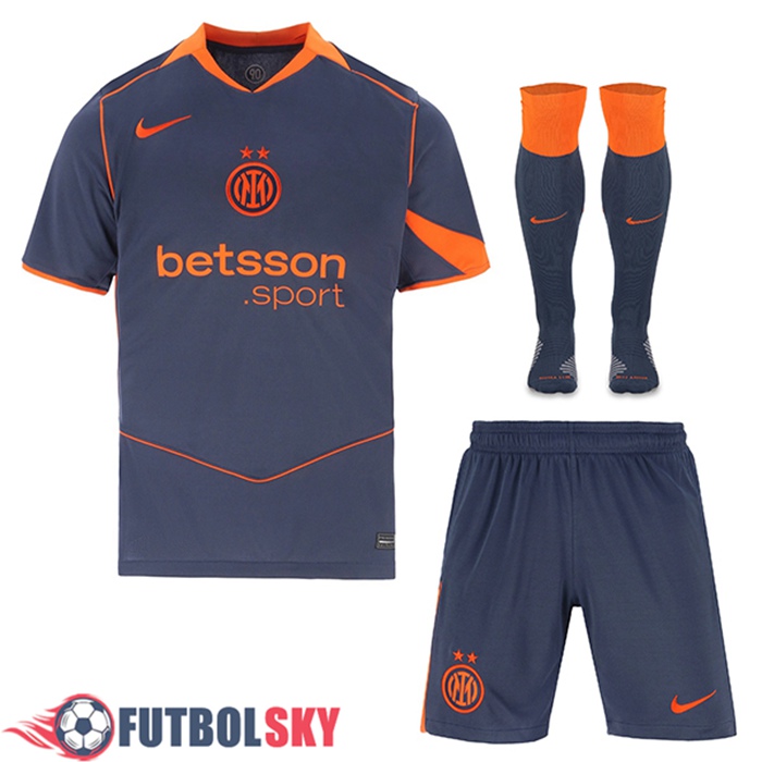 Camisetas Futbol Inter Milan Tercera (Cortos + Calcetines) 2025/2026