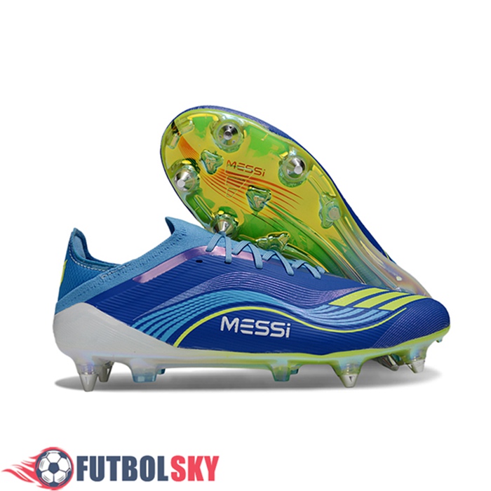 Adidas Botas De Fútbol F50 Elite SG Azul/Violeta/Verde