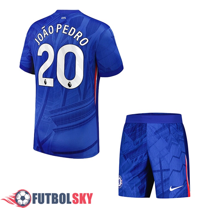 Camisetas De Futbol Chelsea (JOÃO PEDRO #20) Ninos Primera 2025/2026