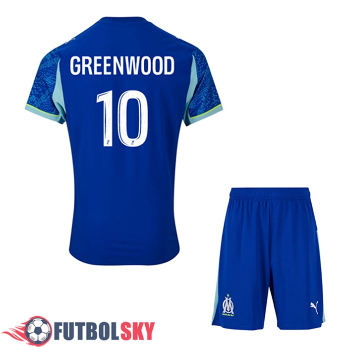 Camisetas De Futbol Marsella (GREENWOOD #10) Ninos Tercera 2025/2026