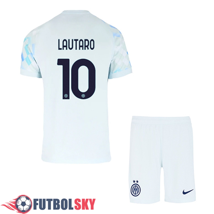 Camisetas De Futbol Inter Milan (LAUTARO #10) Ninos Segunda 2025/2026
