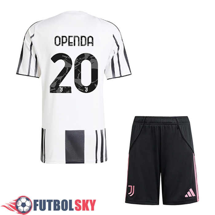 Camisetas De Futbol Juventus (OPENDA #20) Ninos Primera 2025/2026