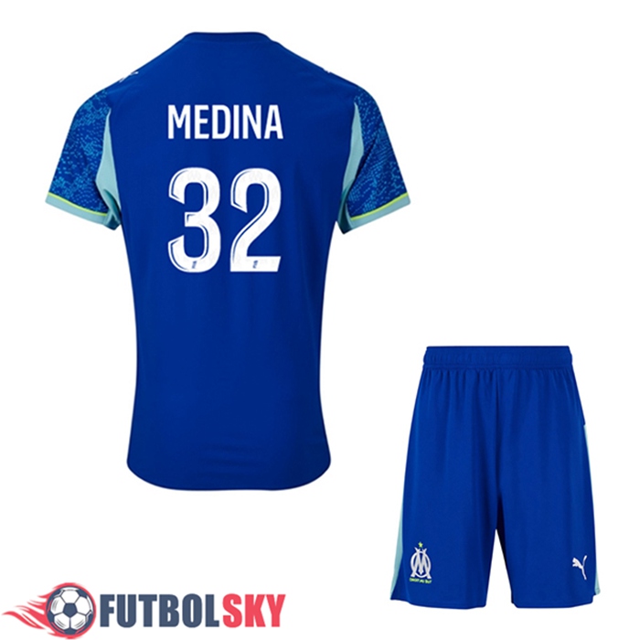 Camisetas De Futbol Marsella (MEDINA #32) Ninos Tercera 2025/2026