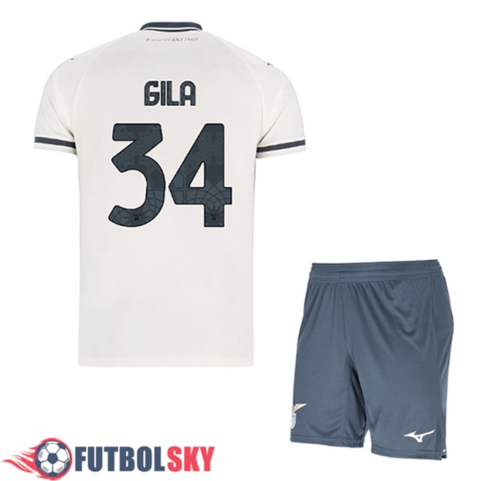 Camisetas De Futbol SS Lazio (GILA #34) Ninos Segunda 2025/2026