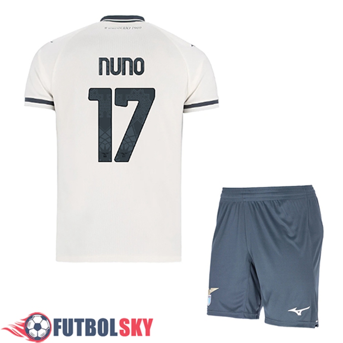 Camisetas De Futbol SS Lazio (NUNO #17) Ninos Segunda 2025/2026